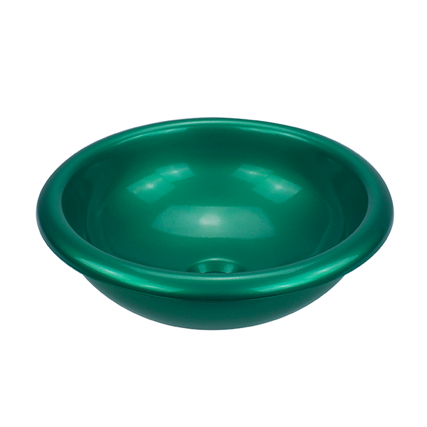 Cuba De Sobrepor Redonda 33 Cm (verde Perolizada)