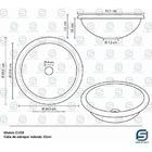 Cuba De Sobrepor Redonda 33 Cm (verde Perolizada)