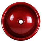 Cuba De Sobrepor Redonda 33 Cm (vermelha Perolizada)