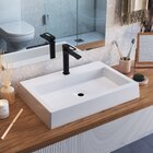 Cuba De Sobrepor Retangular Para Banheiro E Lavabo C008 Placa