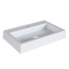 Cuba De Sobrepor Retangular Para Banheiro E Lavabo C008 Placa