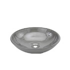 Cuba De Vidro 290mm - Cinza Chumbo