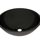 Cuba De Vidro 350mm - Preta