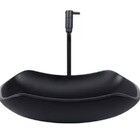 Cuba De Vidro Abaulada 45cm Apoio Sobrepor Banheiro Lavabo -