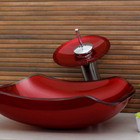 Cuba De Vidro Abaulada 45cm Apoio Sobrepor Banheiro Lavabo -