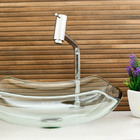 Cuba De Vidro Abaulada 45cm Apoio Sobrepor Banheiro Lavabo -