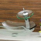 Cuba De Vidro Abaulada 45cm Apoio Sobrepor Banheiro Lavabo -