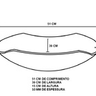 Cuba De Vidro Abaulada 51cm Branca + Valvula + Torneira