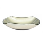 Cuba De Vidro Abaulada 51cm Champanhe