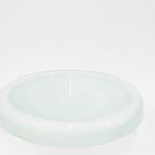 Cuba De Vidro Chapeu 42cm Branca