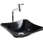 Cuba De Vidro Cqc 34cm Preta - Vmex