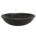 Cuba de Vidro de Sobrepor 35 cm Preta + Torneira Preta Silico