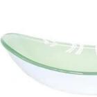 Cuba De Vidro Oval 47cm Branca