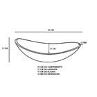 Cuba De Vidro Oval 55cm  Dourado Real + Valvula Click + Torne