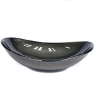 Cuba De Vidro Oval 55cm  Grafite
