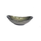 Cuba De Vidro Oval 55cm  Ouro Envelhecido