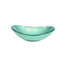 Cuba De Vidro Oval 55cm  Verde