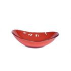 Cuba De Vidro Oval 55cm  Vermelho Ferrari