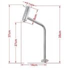 Cuba De Vidro Quadrada 35cm Champanhe + Valvula + Torneira Me