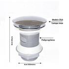 Cuba De Vidro Quadrada 35cm Ouro Envelhecido + Valvula Click