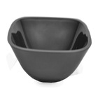 Cuba De Vidro Quadrada 35cm Preto