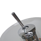 Cuba de Vidro Quadrada Pequena Incolor,com Válvula Click, Sif