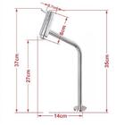 Cuba De Vidro Redonda 35cm Preta + Válvula Click + Torneira D