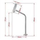 Cuba De Vidro Redonda 42cm Ouro Envelhecido + Valvula + Torne