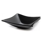 Cuba De Vidro Retangular 340mm - Preta