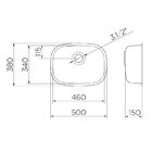 Cuba Docol Invicta 46x34 016962ch Inox Alto Brilho