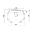 Cuba Docol Invicta 46x34 016963ch Inox Alto Brilho - Único