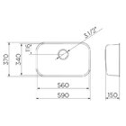 Cuba Docol Invicta 56x34 017055ch Inox Alto Brilho