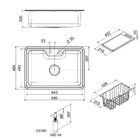 Cuba Docol Massima 68x48 1569316 Inox Escovado Com Acessórios