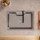 Cuba Docol Massima 68x48 1611516 Inox Escovado