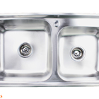 Cuba Dupla 7742 Escovada+torneira Dubai Gourmet Inox Guimmis®