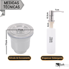 Cuba Dupla Aço Inoxidável Luxo Square Escovada 78cm x 43cm C/