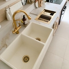 Cuba Dupla Cozinha Farm Sink 77 Cm Estilo Fazenda Avental