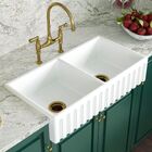 Cuba Dupla Cozinha Farm Sink Romana 87 Cm Estilo Fazenda Aven