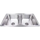 Cuba Dupla Cozinha Gourmet Inox Escovado Guimmis.casa