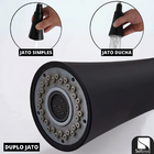 Cuba Dupla Cozinha Gourmet Preta Inox + Torneira Monocomando