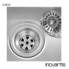 Cuba Dupla Cromada Cozinha Gourmet em Aço Inox 201 com Válvul