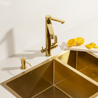 Cuba Dupla De Cozinha Inox Retangular 73x50 Cm (kai Dourada)