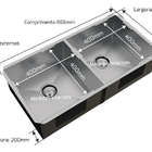 Cuba Dupla De Embutir Escovada  Calha Umida 80 R0 84x44 3213