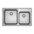 Cuba Dupla De Sobrepor Franke Bell Válvula Aço Inox