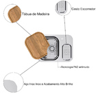Cuba Dupla Docol Lift 54x40 016997ch Inox Alto Brilho Com Ace