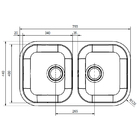 Cuba Dupla Docol Spice 71x40 01701704 Inox Polido
