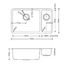 Cuba Dupla F203g Inox Escovado Arell