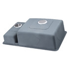 Cuba Dupla F203g Inox Escovado Arell