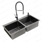 Cuba Dupla Gourmet Em Aço Inox 304 Nano Black Guimmis.casa