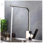 Cuba Dupla Inox 304 + Torneira Monocomando Escovada E Tábua